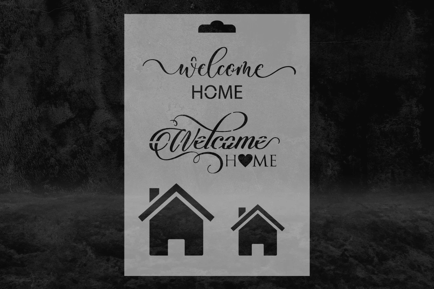 Welcome Home Stencil, Ev Stencil Tasarımı