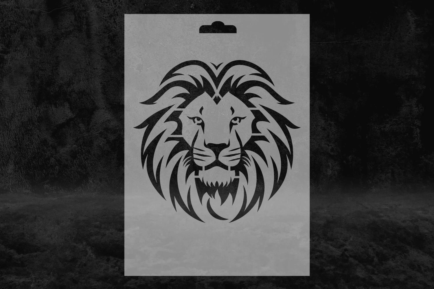 Aslan Desenli Stencil Kalıbı, Yele Stencil Kalıbı