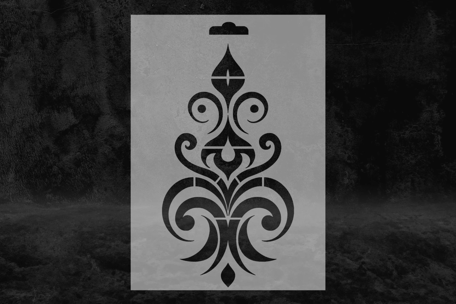 Motif Tasarımlı Yaratıcı Stencil Kalıbı