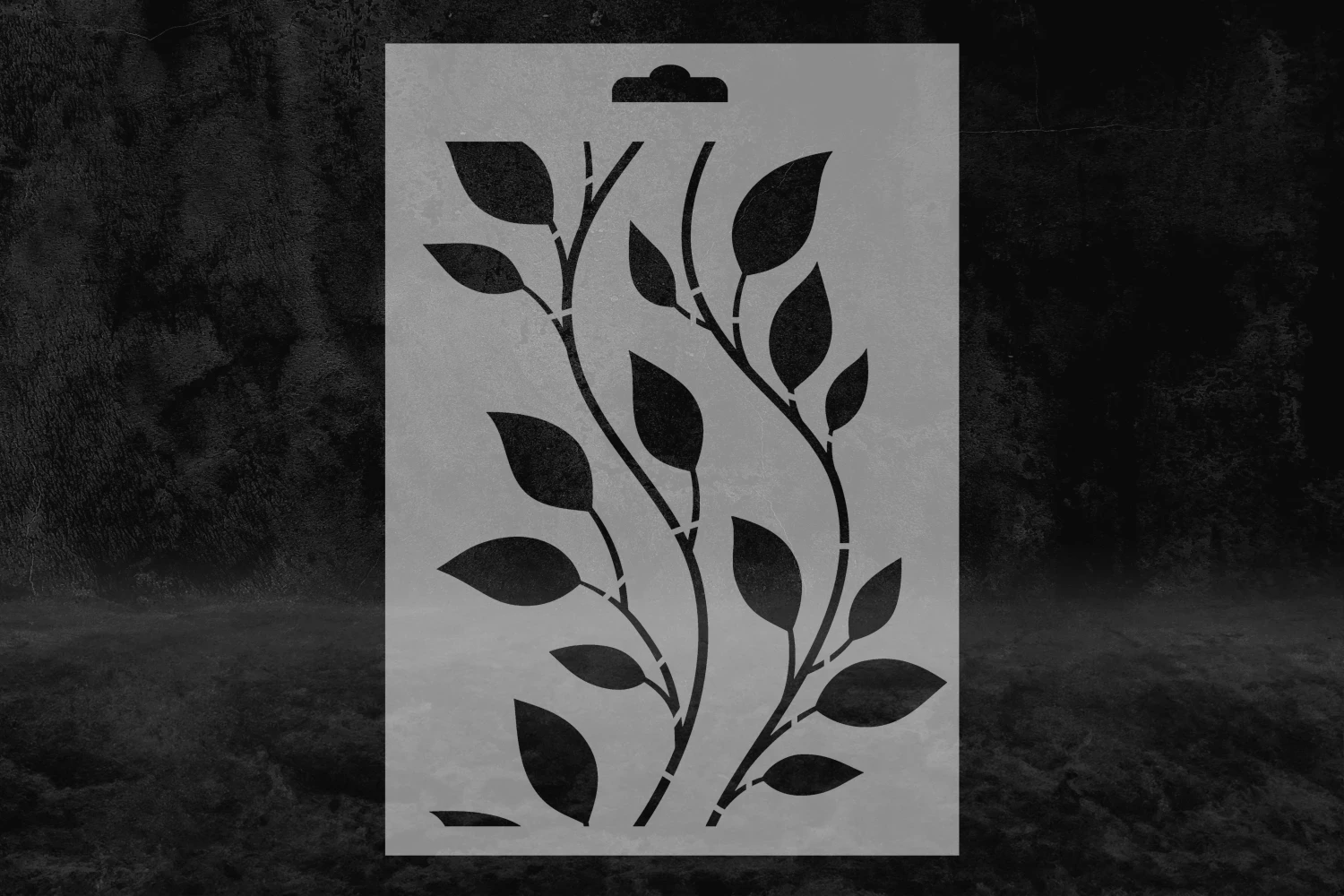Sarmaşık Yaprak Desenli Stencil Kalıbı, Yapraklar