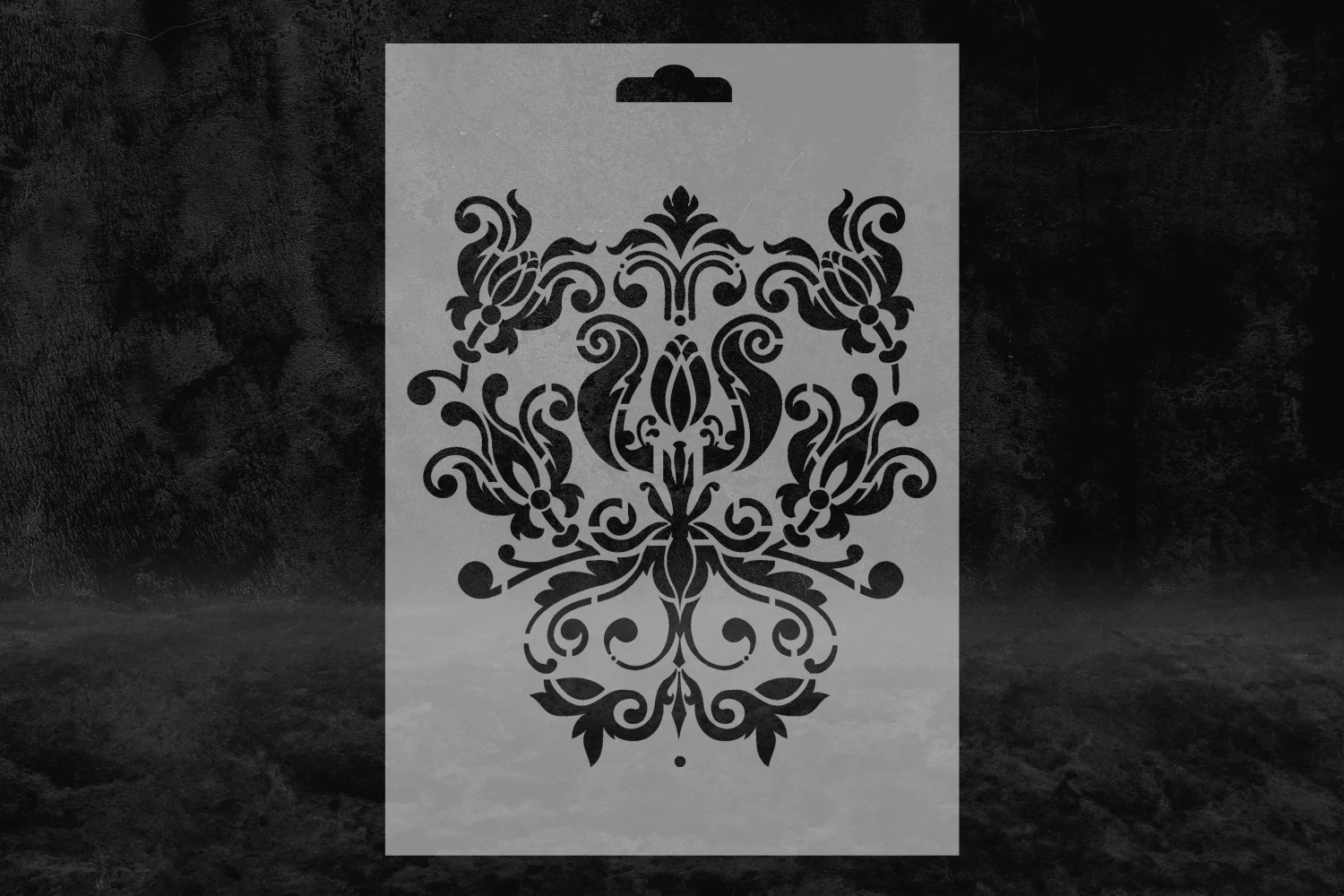 Gotik Motif Desenli Stencil Kalıbı
