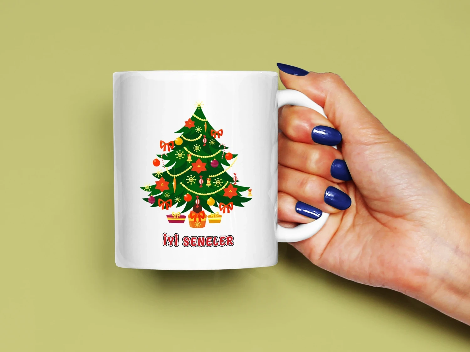 İyi Seneler Baskılı Kupa, Kaliteli Baskı, Hediyelik Kupa, CupWorld
