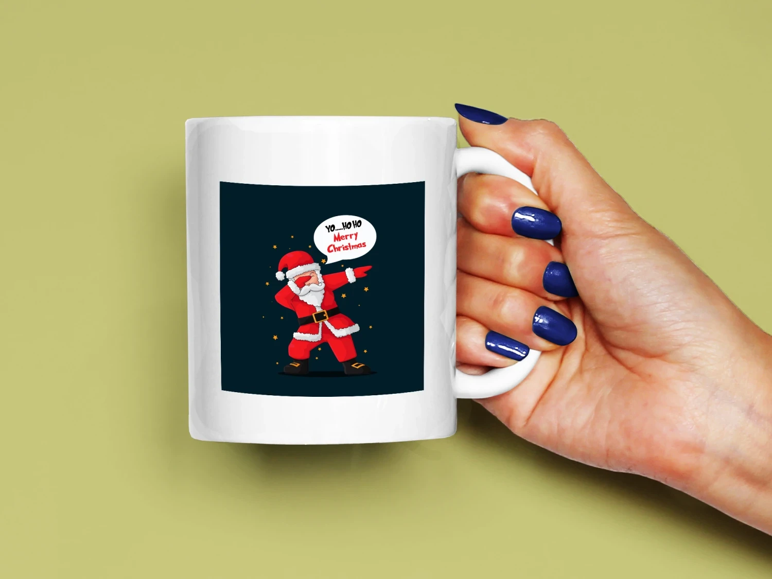 Noel Baba Baskılı Kupa, Kaliteli Baskı, Hediyelik Kupa, CupWorld