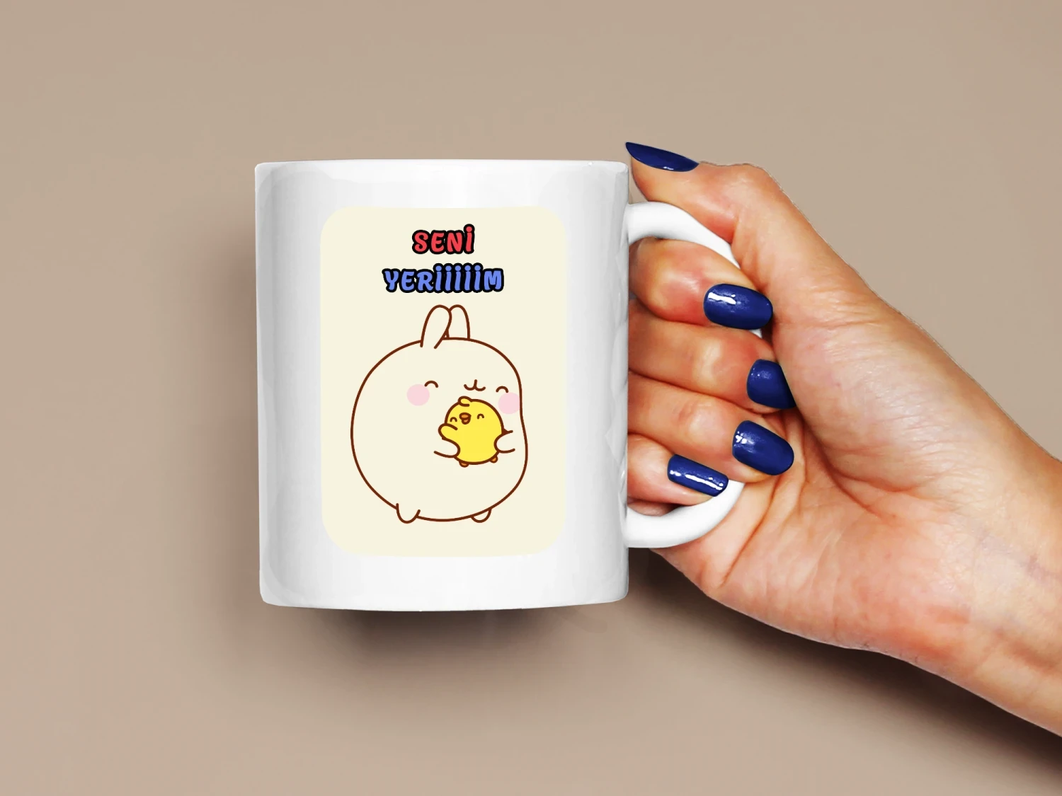 Seni Yerim Baskılı Kupa, Kaliteli Baskı, Hediyelik Kupa, CupWorld