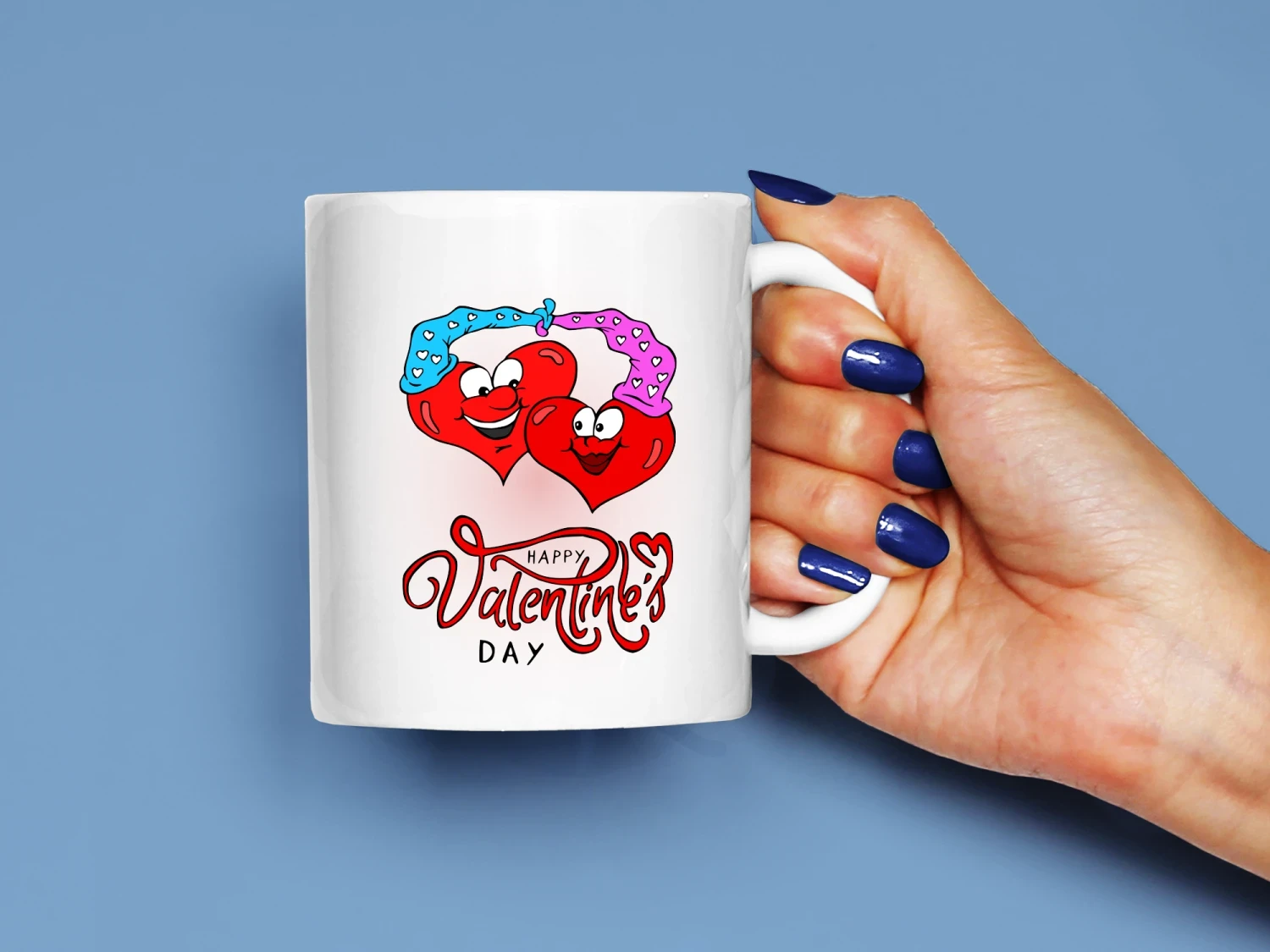 Sevgililer Günü Baskılı Kupa, Kaliteli Baskı, Hediyelik Kupa, CupWorld