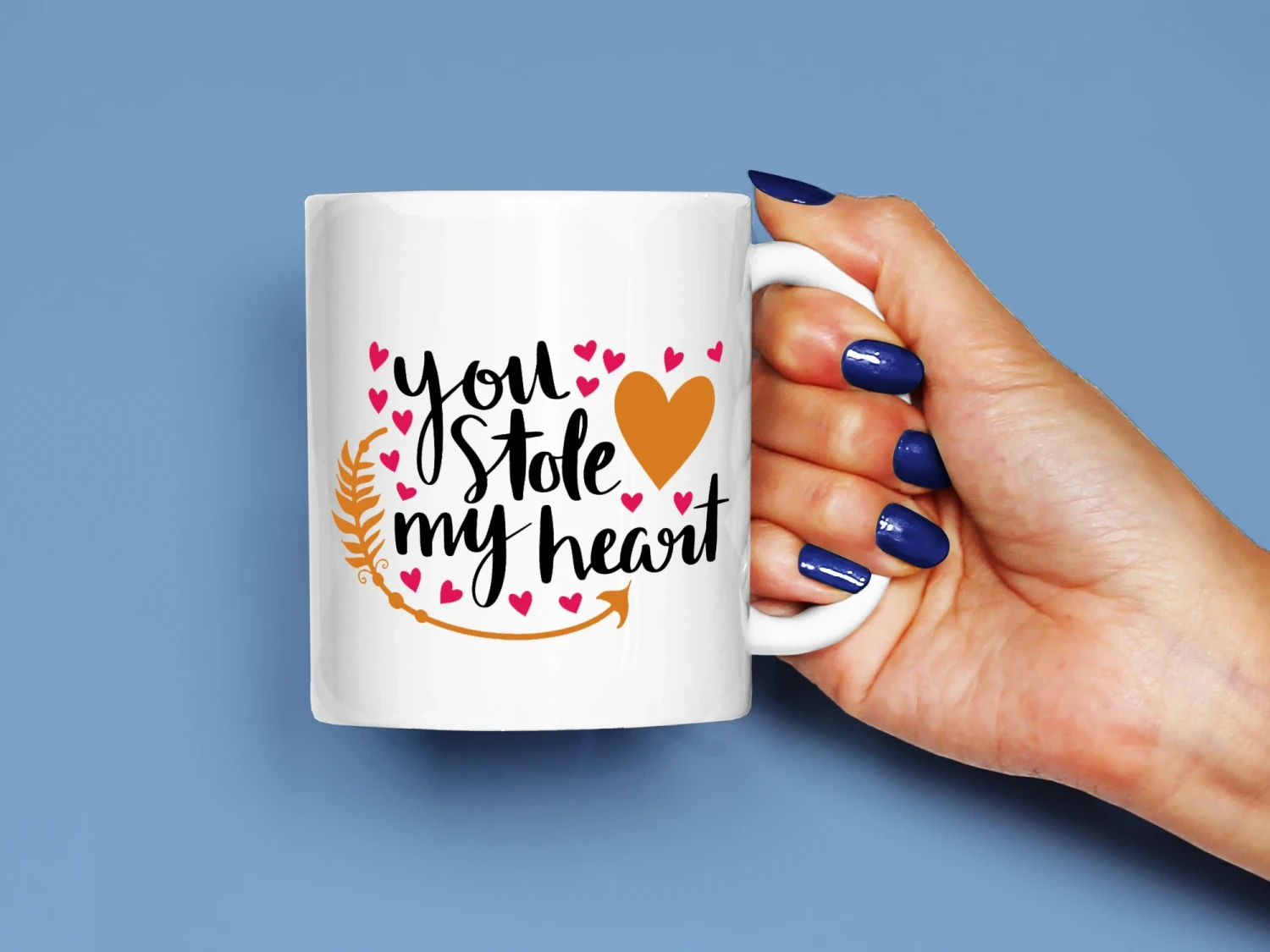 You Stole My Heart Baskılı Kupa, Kaliteli Baskı, Hediyelik Kupa, CupWorld