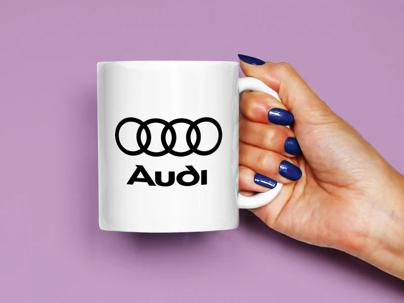 Audi Baskılı Kupa, Kaliteli Baskı, Hediyelik Kupa, CupWorld