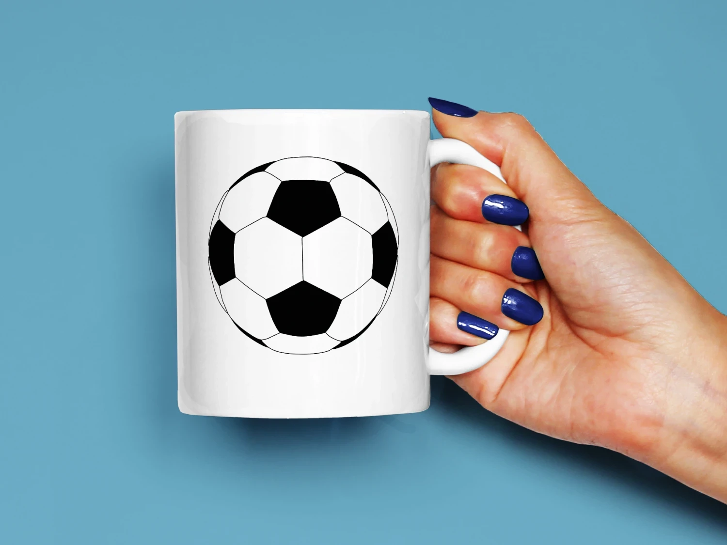 Futbol Topu Baskılı Kupa, Kaliteli Baskı, Hediyelik Kupa, CupWorld