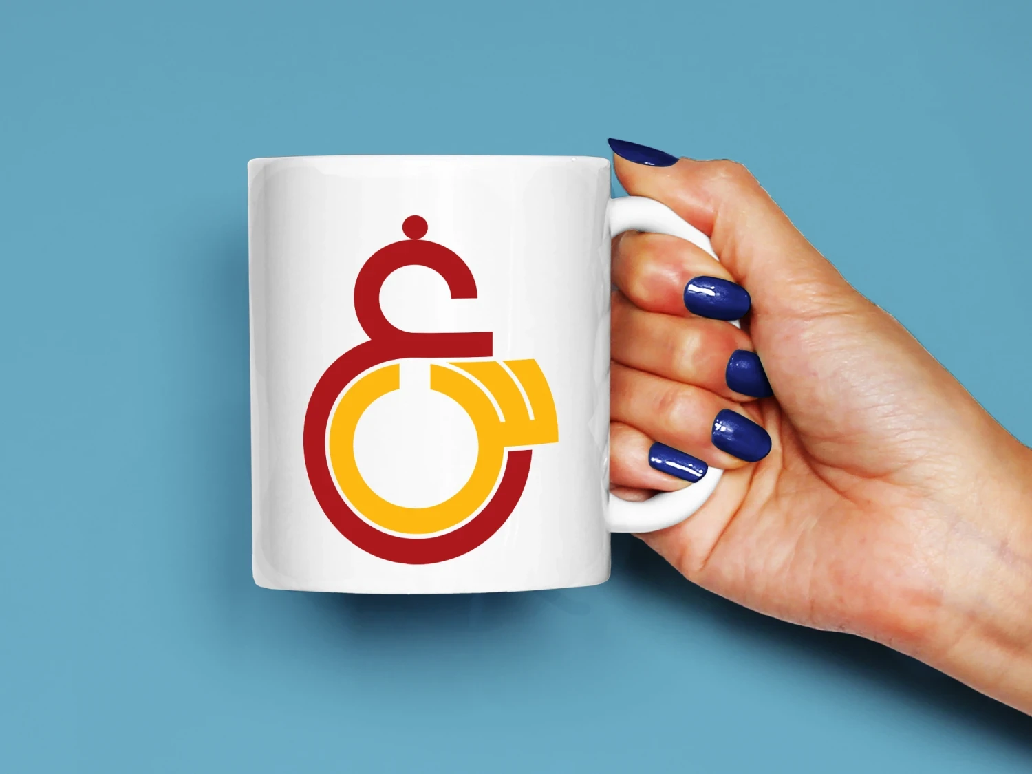 Galatasaray Eski Logo Baskılı Kupa, Kaliteli Baskı, Hediyelik Kupa, CupWorld