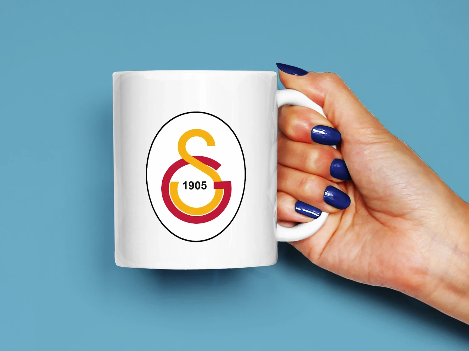 Galatasaray Logosu Baskılı Kupa, Kaliteli Baskı, Hediyelik Kupa, CupWorld