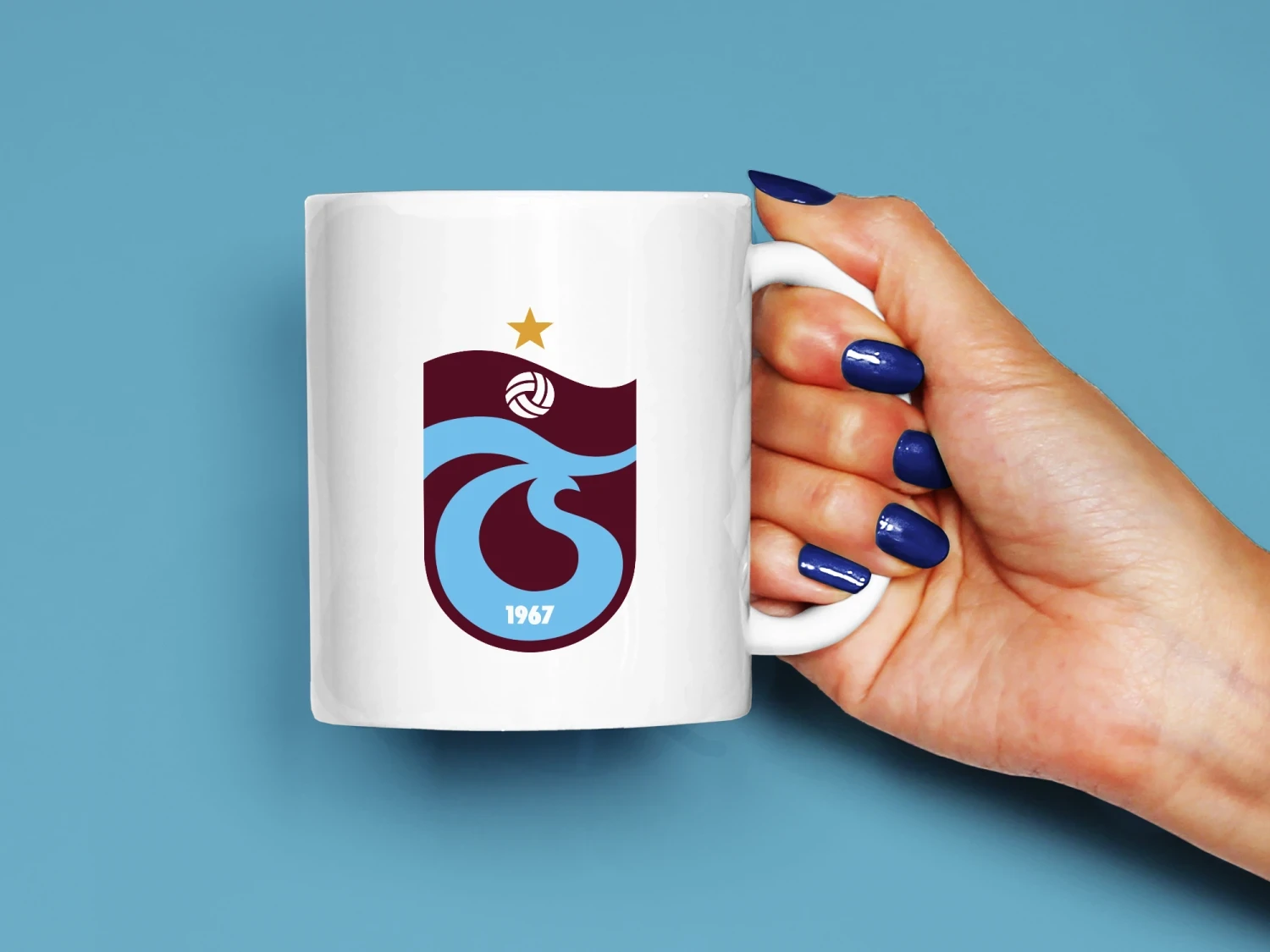 Trabzon Logo Baskılı Kupa, Kaliteli Baskı, Hediyelik Kupa, CupWorld