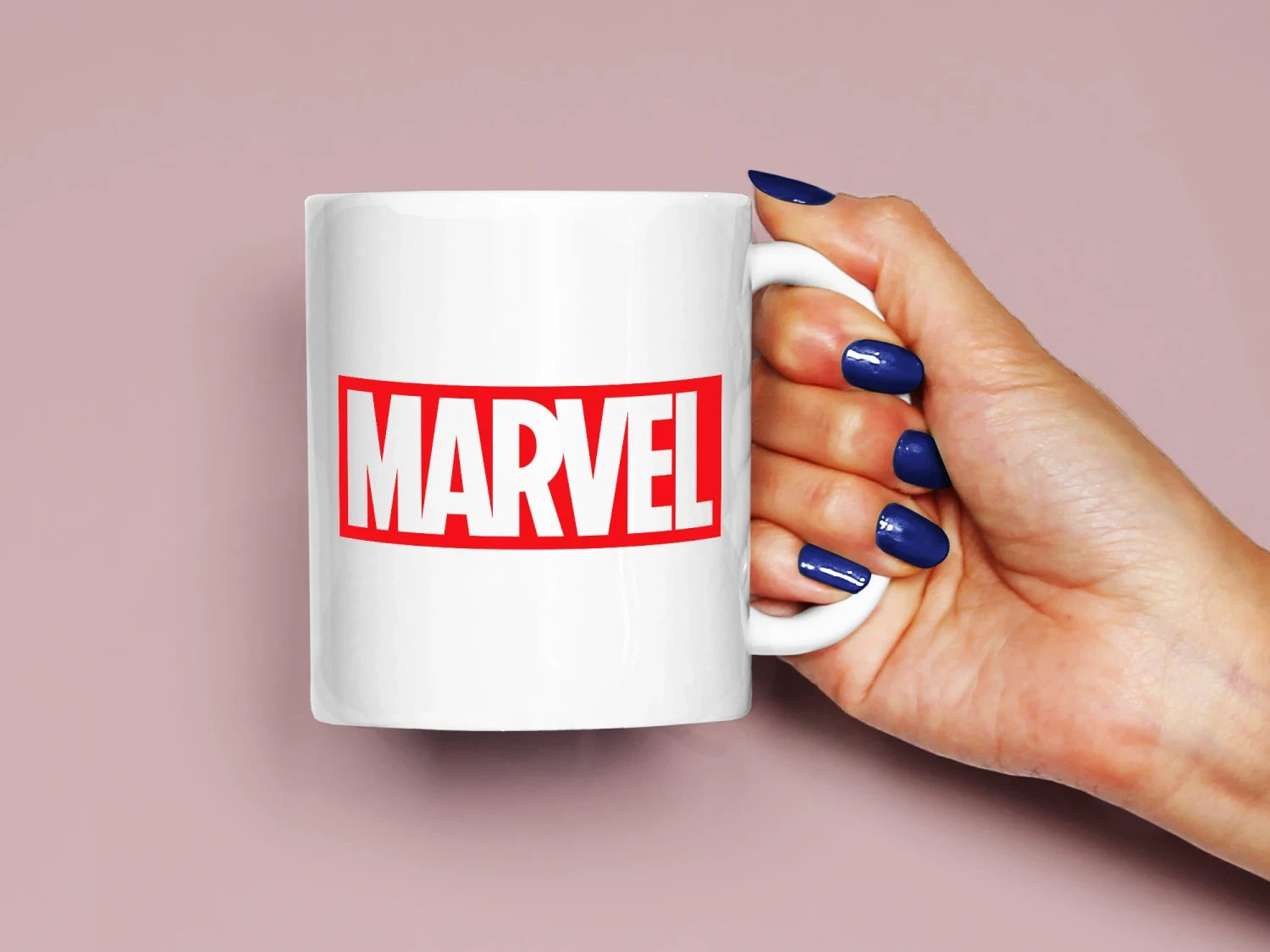 Marvel Logo Baskılı Kupa, Kaliteli Baskı, Hediyelik Kupa, CupWorld