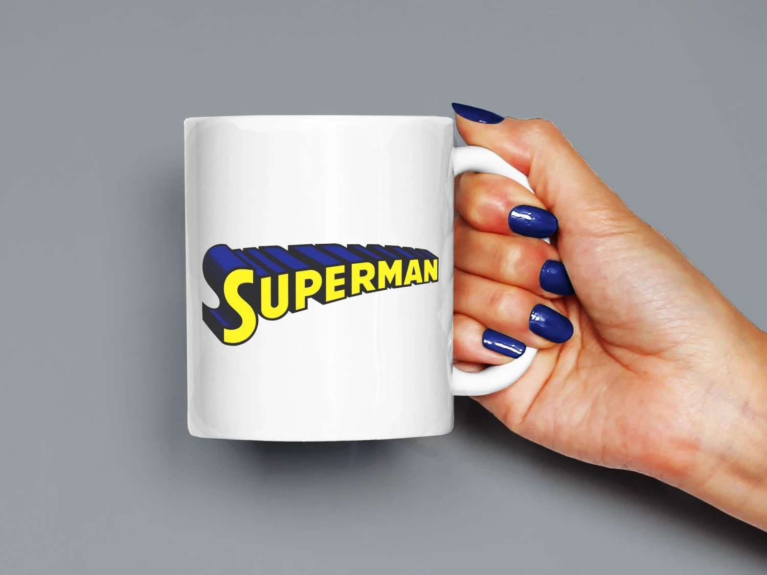 Superman Yazılı Baskılı Kupa, Kaliteli Baskı, Hediyelik Kupa, CupWorld