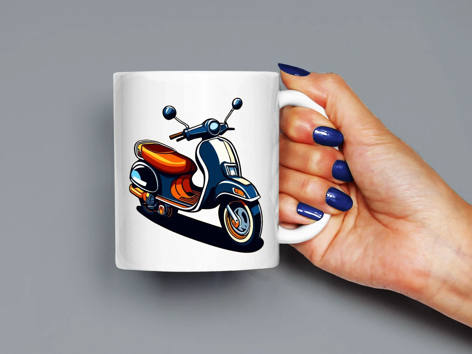 Vespa Baskılı Kupa, Kaliteli Baskı, Hediyelik Kupa, CupWorld